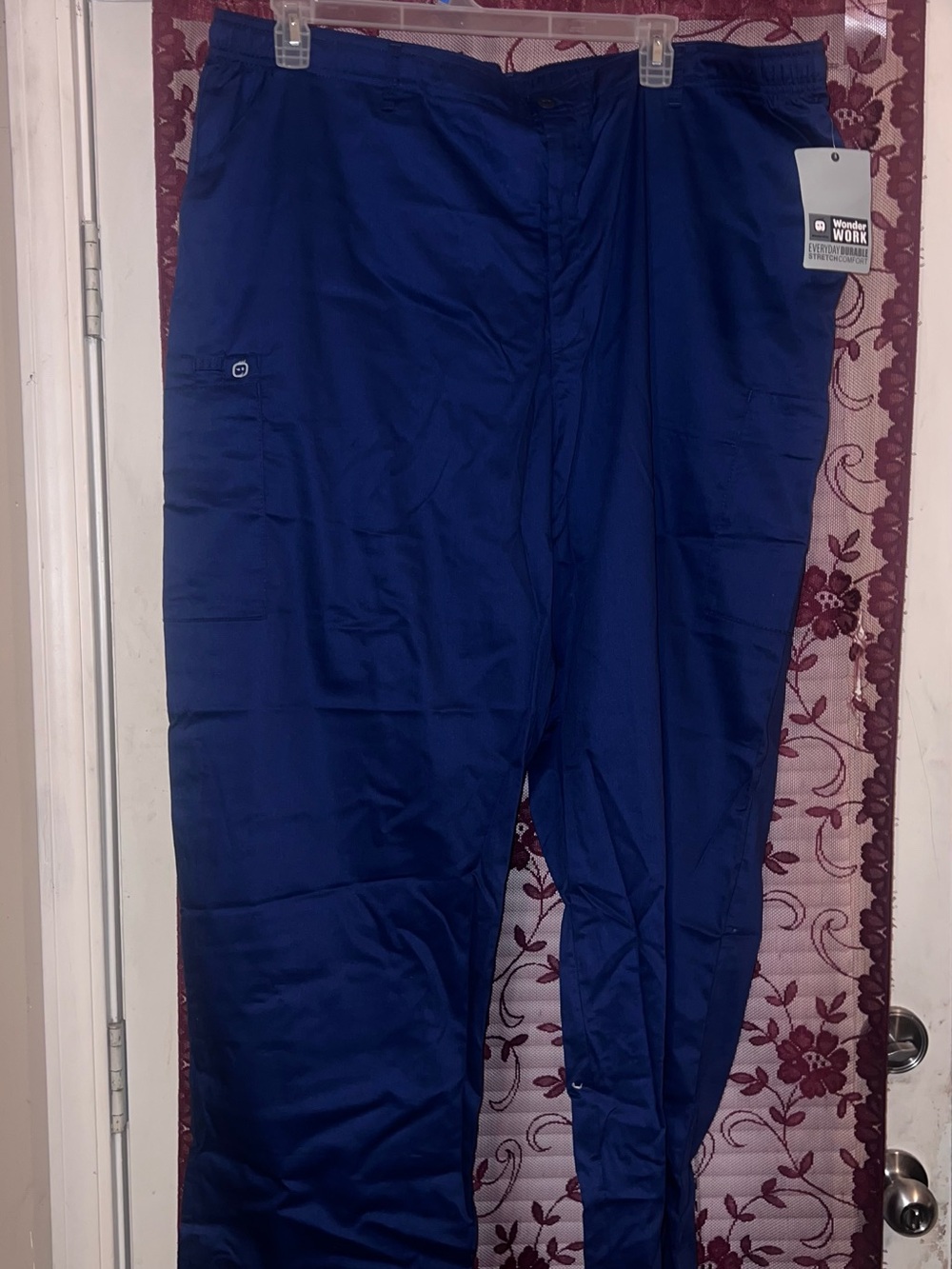 Wonderwink Men’s Cargo Pants in Navy Blue